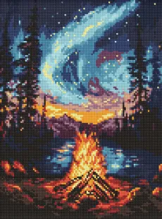 Алмазна мозаїка - Північне сяйво ©art_selena_ua