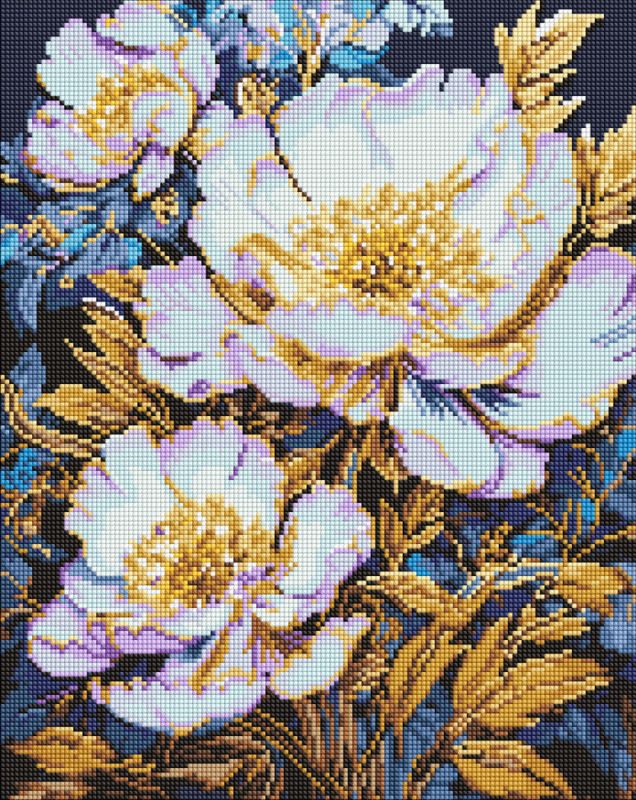 Алмазна мозаїка - Елегантні квіти©victoria_art___
