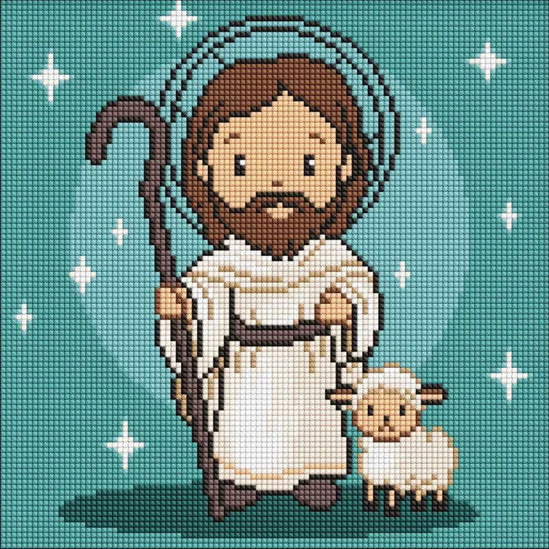 Алмазная мозаика - Милый Иисус ©art_selena_ua