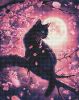 Diamond mosaic - A magical cat among the cherry trees ©art_selena_ua