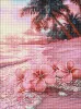 Diamond mosaic - Pink beach ©art_selena_ua