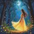 Diamond mosaic - Girl among fireflies ©art_selena_ua