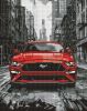 Diamond mosaic - The red mustang ©art_selena_ua
