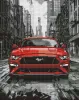 Diamond mosaic - The red mustang ©art_selena_ua
