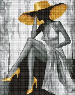 Алмазна мозаїка - Золота дама ©art_selena_ua