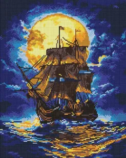 Алмазная мозаика - Там, где небо встречается с морем ©art_selena_ua