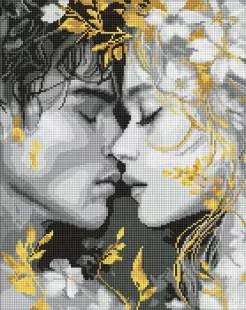 Алмазная мозаика - Взгляд губами ©art_selena_ua