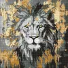 Diamond mosaic - Golden Lion ©art_selena_ua