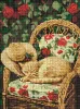 Diamond mosaic - Cat in the garden ©art_selena_ua