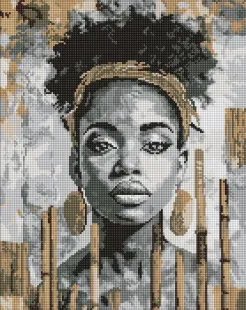 Алмазна мозаїка - Екзотичний монохром ©art_selena_ua