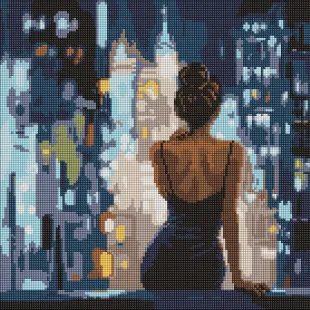 Алмазна мозаїка - Кінець вечірки ©art_selena_ua