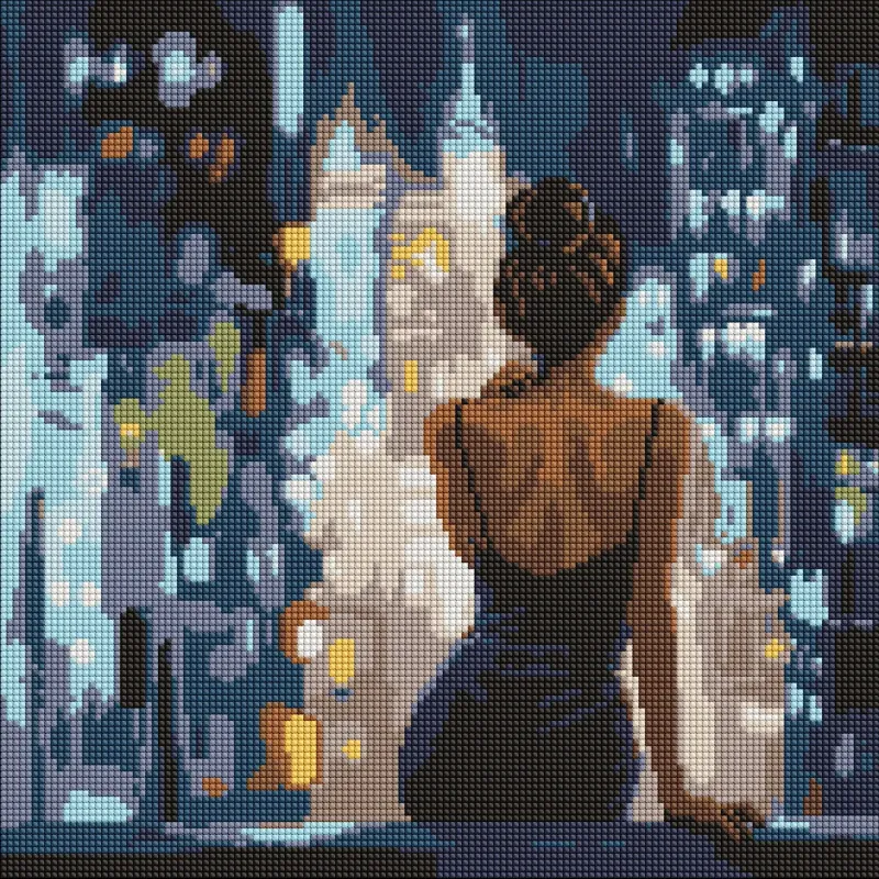 Diamond mosaic - The end of the party ©art_selena_ua