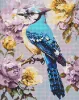 Diamond mosaic - The jay in peonies ©art_selena_ua