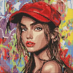 Алмазная мозаика - Современная Красная Шапочка ©art_selena_ua