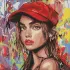 Алмазная мозаика - Современная Красная Шапочка ©art_selena_ua