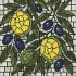 Diamond mosaic - Stained glass window. Lemons ©art_selena_ua