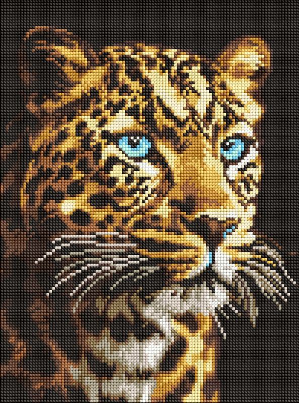 Diamond mosaic - The look of a jaguar ©art_selena_ua