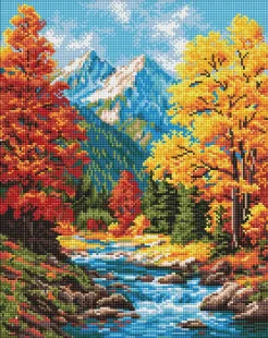 Алмазна мозаїка - Осінній подих лісу ©art_selena_ua