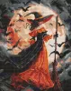 Diamond mosaic - Witch by the Moon ©art_selena_ua