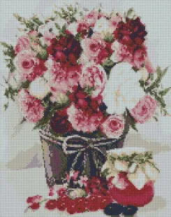 Diamond Mosaic - Delicate bouquet