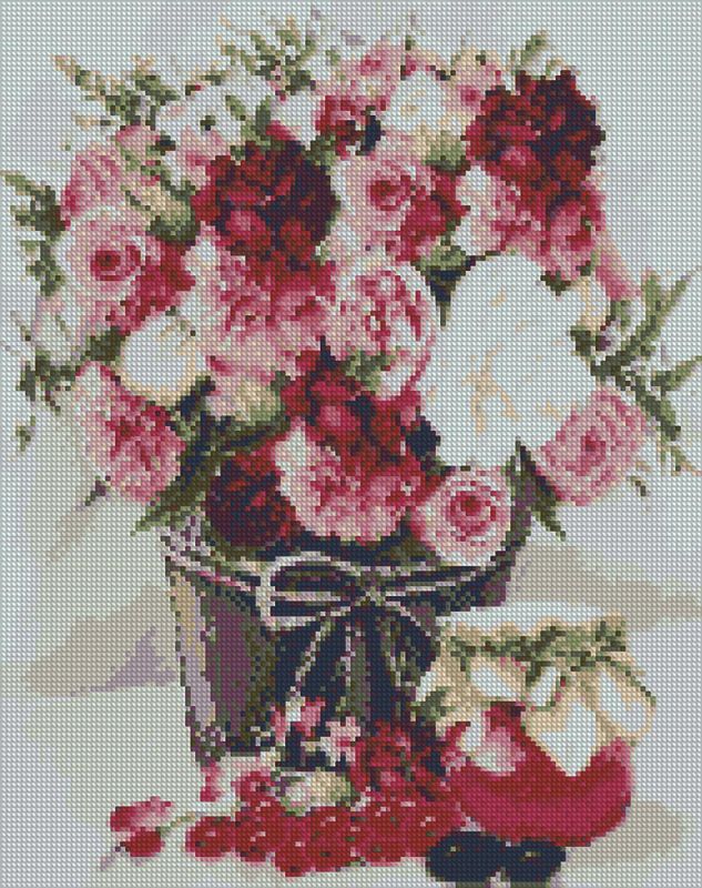 Diamond Mosaic - Delicate bouquet