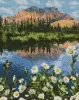 Diamond Mosaic - The mountain landscape 