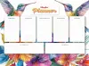 Magnetic planner with diamond mosaic - Calibri ©art_selena_ua