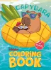 Coloring book with stickers - Capybara on Vacation