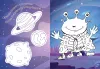 Coloring book with stickers - Kosmos ©art_selena_ua