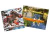 Sets of paintings - "Boating on the Seine" & "Bright bullfinches "