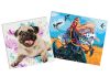 Sets of paintings - "Ukrainian woman in dance" & "Favorite pug"