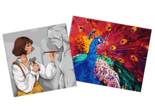 Sets of paintings - "Majestic beauty" & "Creative person"