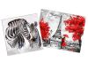 Sets of paintings - "Rainy Paris" & "Striped life"