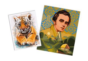 Sets of paintings - "Taras Shevchenko" & "Little tiger cub"