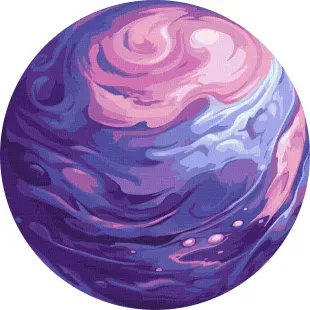 Картина по номерам - Планета Счастье Glow Art з подсветкой