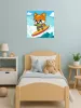 Painting by numbers - Summer. A fox on a wave ©art_selena_ua