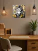 Painting by numbers - Golden Lion with metallic paints ©art_selena_ua