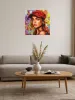 Painting by numbers - A modern Red Riding Hood ©art_selena_ua