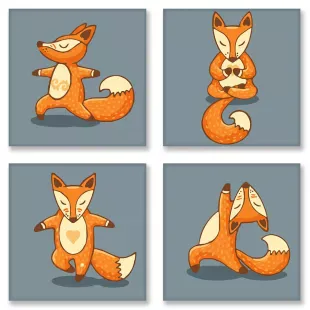 Набір для розпису за номерами "поліптих" - Yoga-fox
