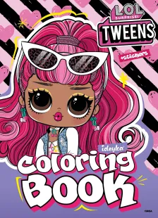 Книжка-розмальовка зі стікерами - Tweens Cherry