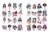 Книжка-розмальовка зі стікерами - Tweens Cherry