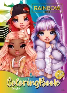 Книжка-раскраска со стикерами - The creative Rainbow 2