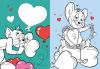 Книжка-раскраска со стикерами - Tom and Jerry: День Святого Валентина ©Warner Bros.