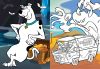 Книжка-раскраска со стикерами - Scooby-Doo ©Warner Bros.