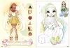 Книжка-розмальовка зі стікерами - Rainbow High: Bright Crystals