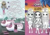 Coloring book with stickers - Travel City Babe