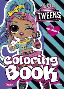 Книжка-раскраска со стикерами - Tweens Emma Emo