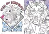 Coloring book with stickers - Tweens Ali Dance