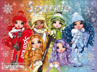 Пазлы Rainbow High Winter Break, 100 элементов