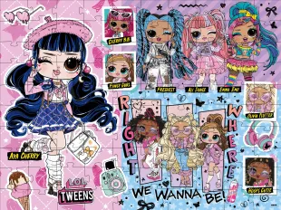Пазлы L.O.L. Surprise! Tweens Collection, 100 элементов